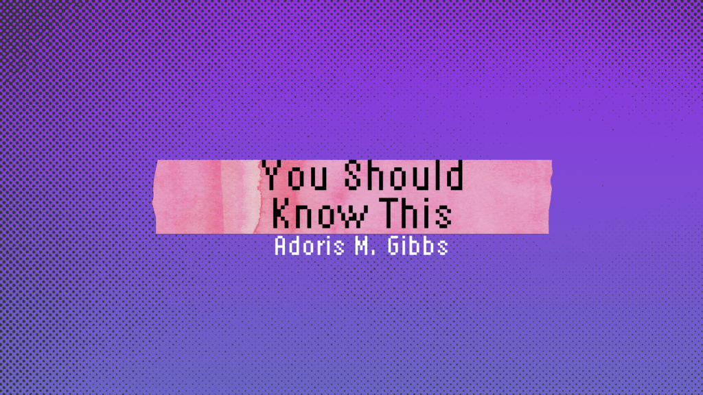 You Should Know This