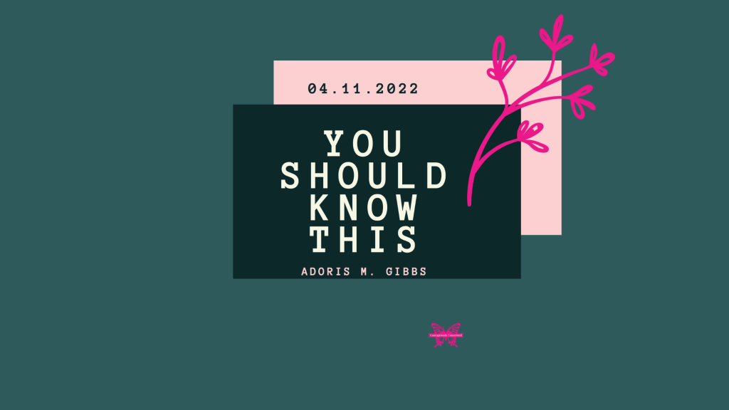 You Should Know This